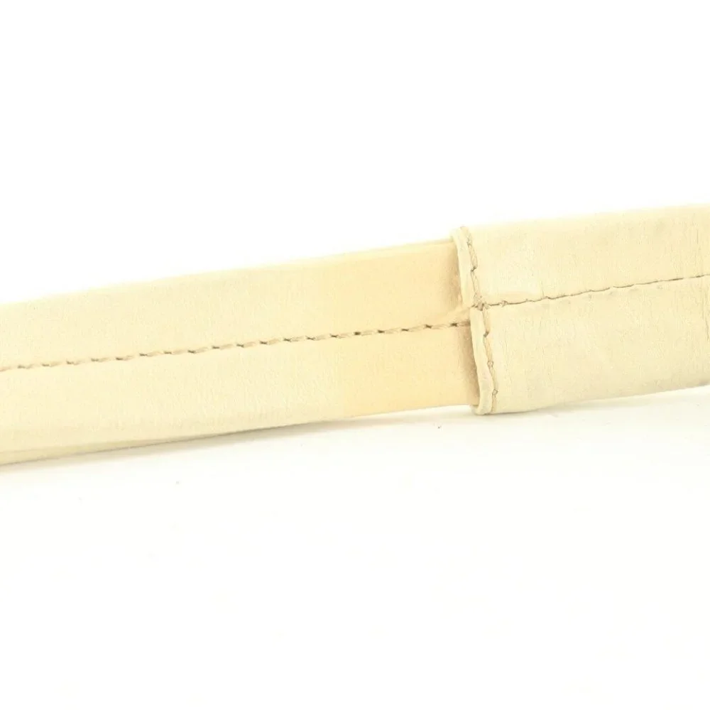 Bottega Veneta Ivory Beige Intrecciato Woven Leather Shoulder Bag 1BV912K